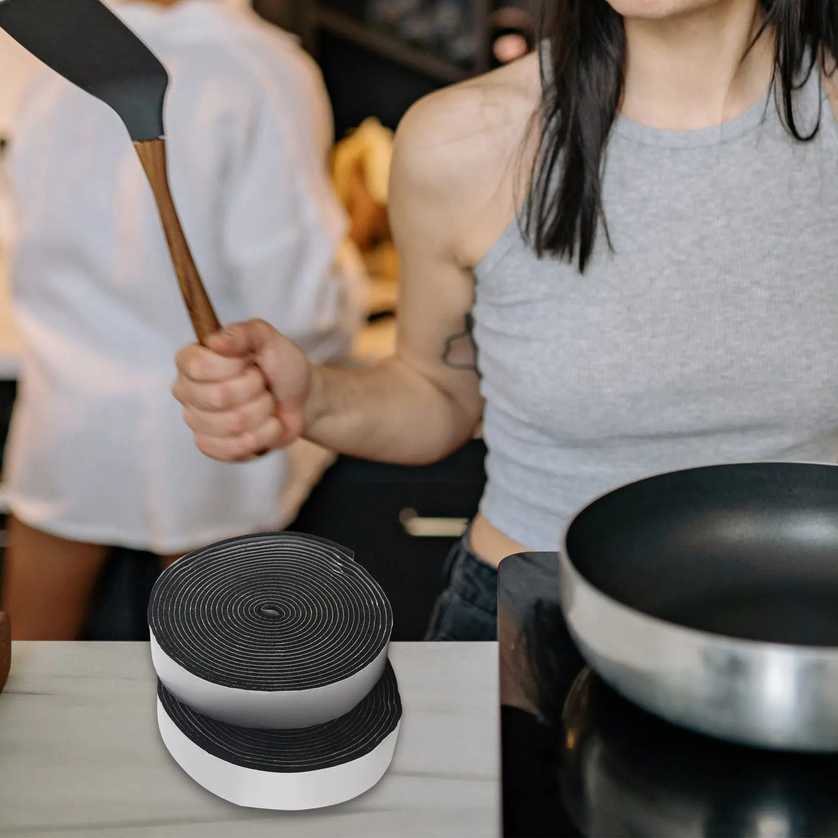 Прокладка для курильщика барбекю самоклеящаяся лента гриля высокотемпературное