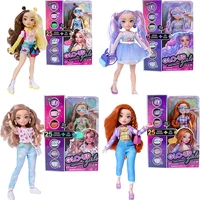 original glo up girls fashion doll kawaii 10 inch action figure surprises dolls color changing nail play girl birthday gift doll