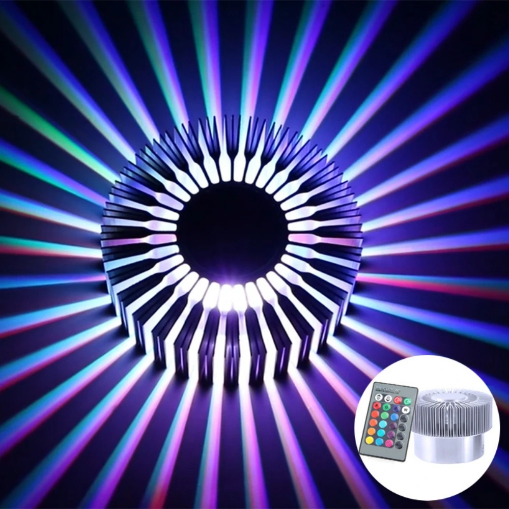 

HEGEHE Настенный светильник с подсолнухом RGB 3Вт