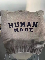 human made knit sweatshirt tiger head print japanese loose casual men women 11high quality human made sweater