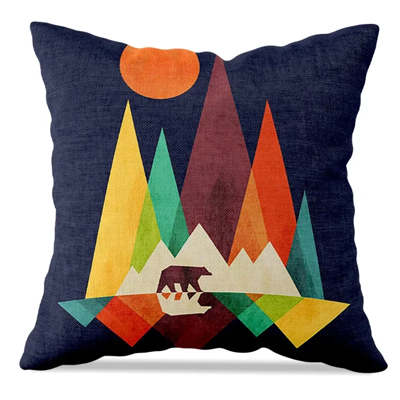 Простая Скандинавская осенне-зимняя художественная Подушка диван-стол Loc -Metrops