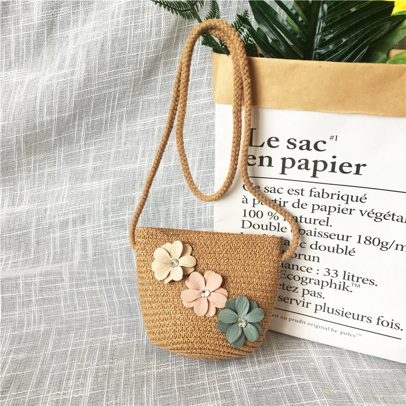 

Милый маленький кошелек для девочек, детская плетеная Сумка через плечо, сумочки, детские мини-сумки на плечо, кошелек принцессы, Детские ко...