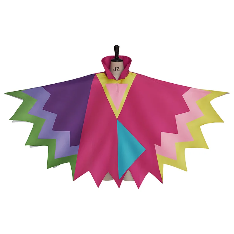 

Game Undertale Spamton Cosplay Deltarune Spamton Neo Costume Colorful Stand Unisex Collar Cape Cloak