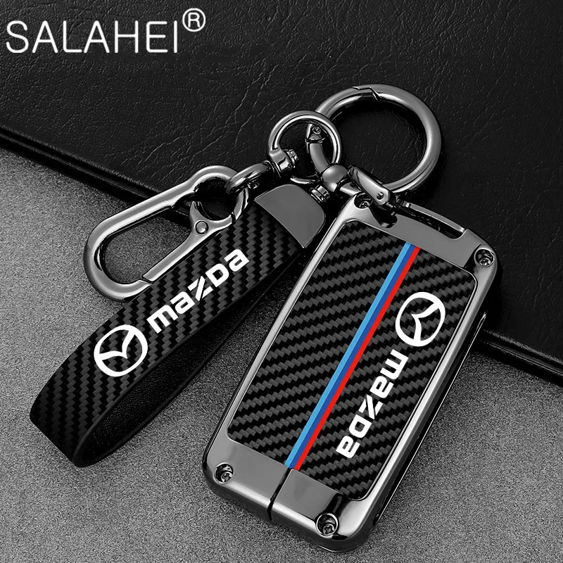 

Zinc Alloy Car Remote Key Case Cover Fob For Mazda 3 Alexa CX30 CX-30 CX-5 CX5 CX3 CX-3 CX8 CX-8 CX9 CX-9 Keychain Accessories