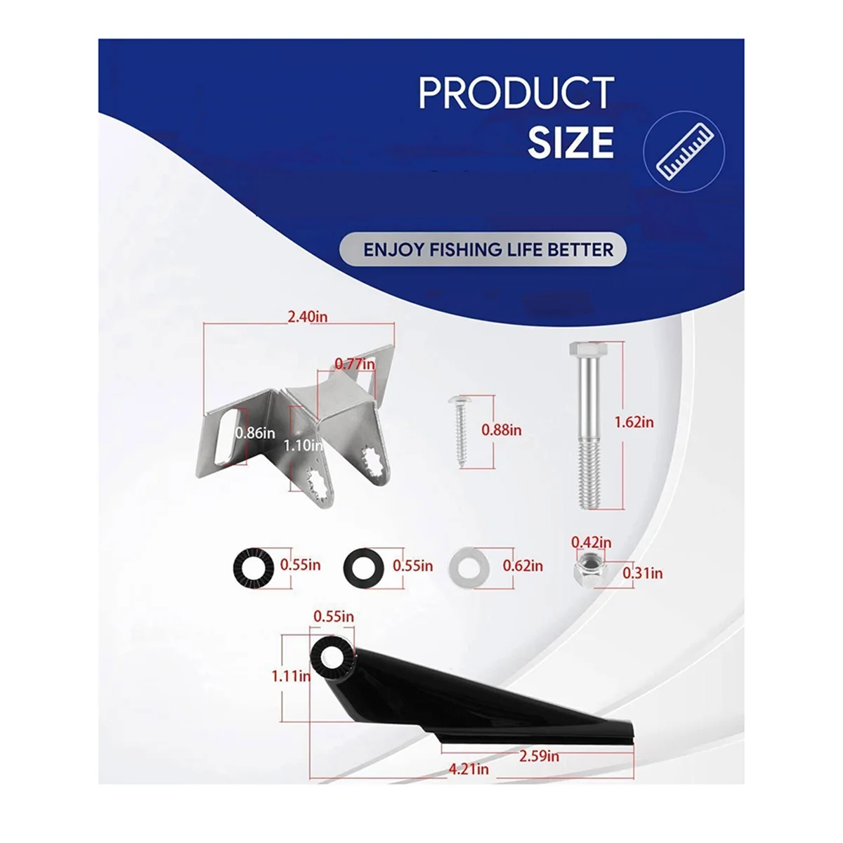 Крепление датчика скиммера 000-10262-001 для блоков DSI F/HDI 83/200/455/800 Tm