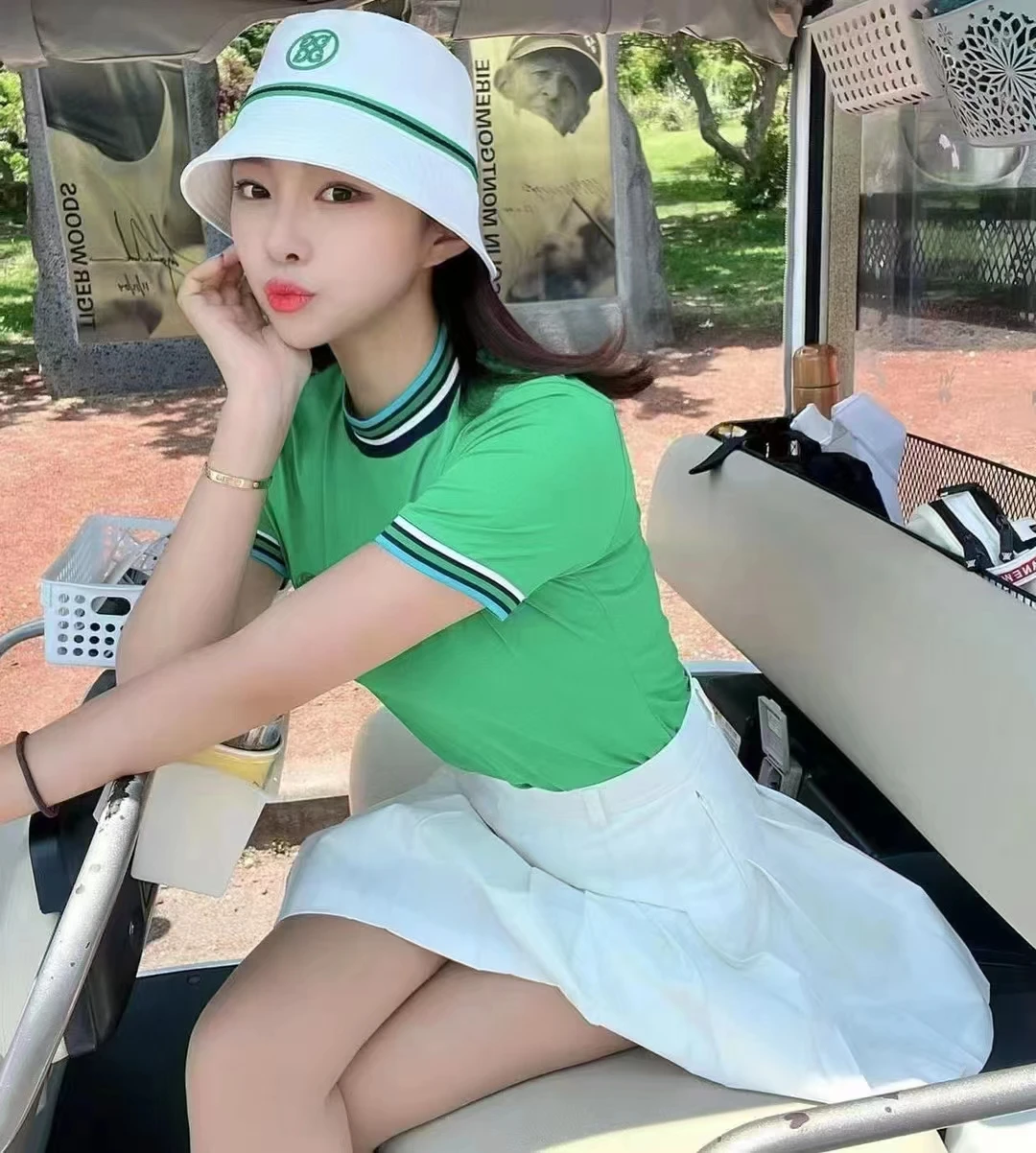 New Golf Hat Men's and Women's Couple Visor GOLF Fisherman Hat