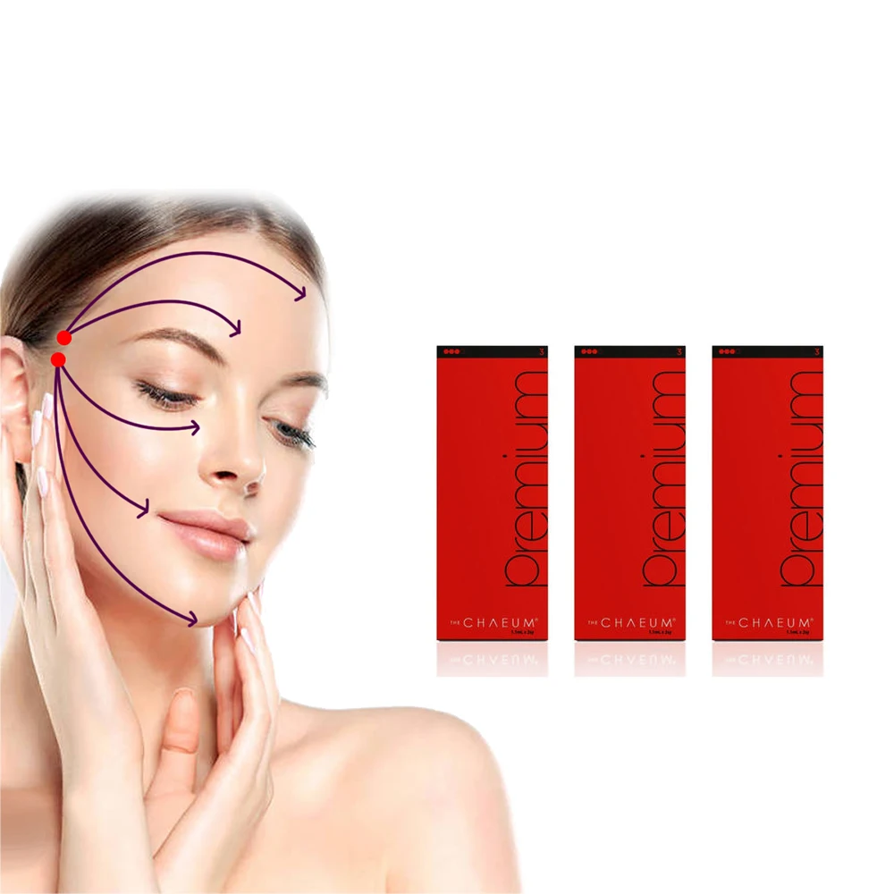 

Корейская Подлинная перекрестная Гиалуроновая кислота для лица, губ, носа Chaeum Premium HA дермальный наполнитель 2 шт./кор.