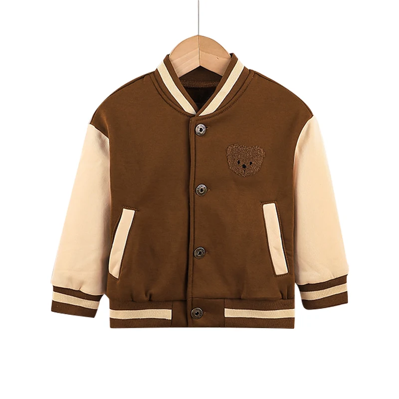 

2022 Spring Autumn Sport Boy's Jacket Baseball Children School Uniform Jackets Boy Coat Outwear Teenager Clothing Kids 4-7Yers