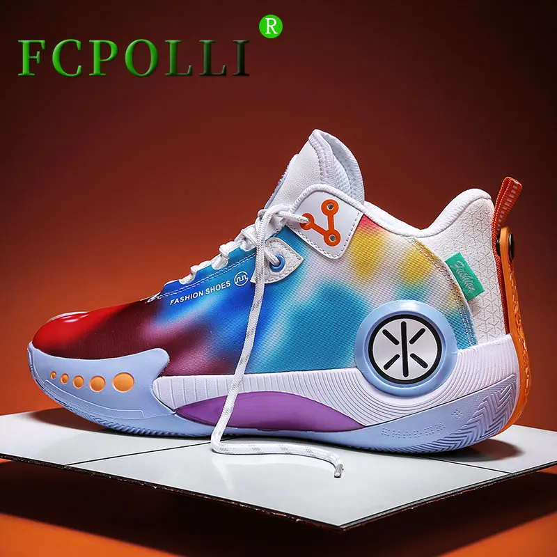 

2022 New Basketball Sneakers Boy Anti Slip Sport Shoes for Unisex Luxury Brand Outdoor Basketball Shoes Men Women Gym Shoe