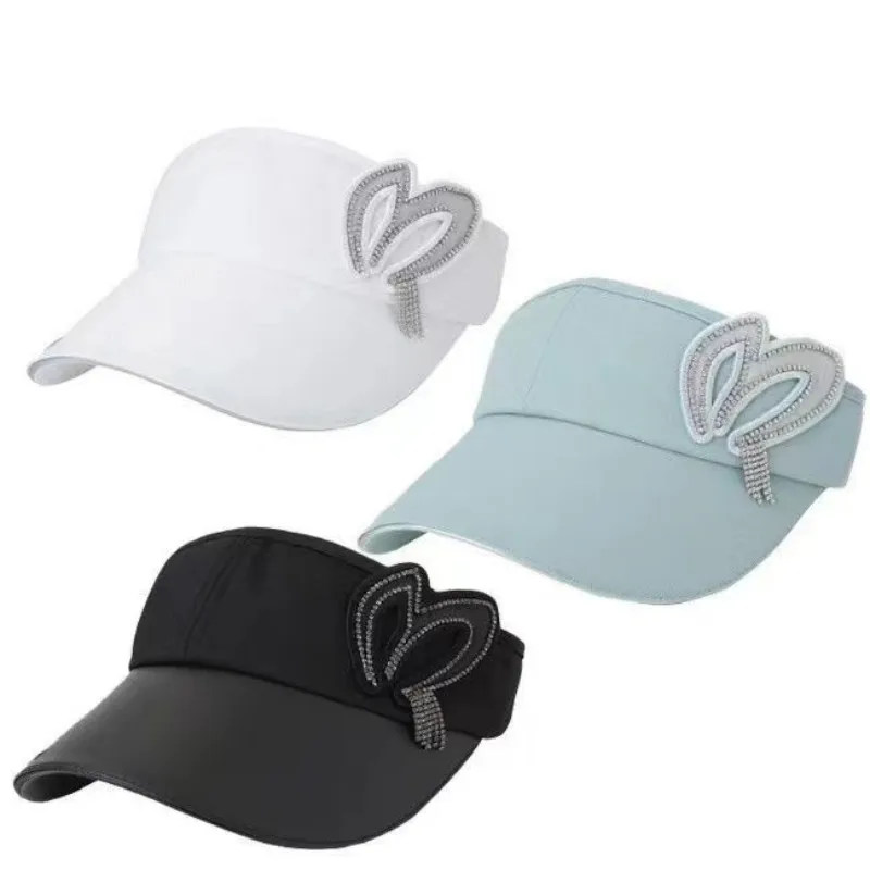 

2023 New Golf Hat Summer Lady Headless Empty Top Sun hat Women's Golf cap