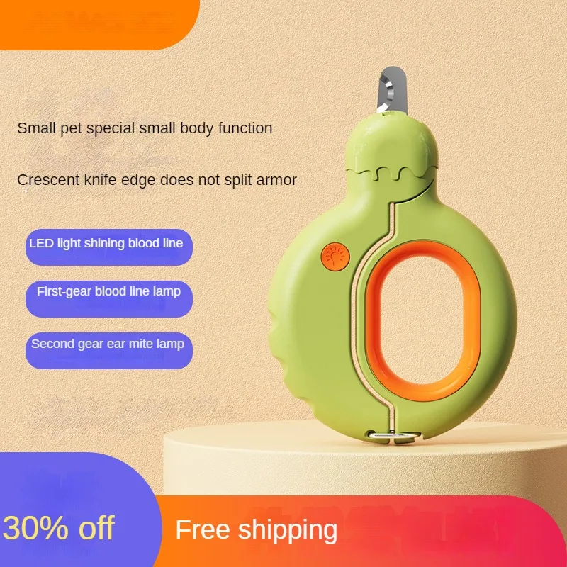 

Professional Pet Nail Clipper LED Light Pet Nail Clipper Claw Grooming Scissors for Small Dogs Cats Scissors Dog Accessories