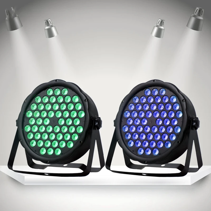Светодиодный сценический светильник 54X3W RGB LED Par Light Dmx Dj Звуковая активация с