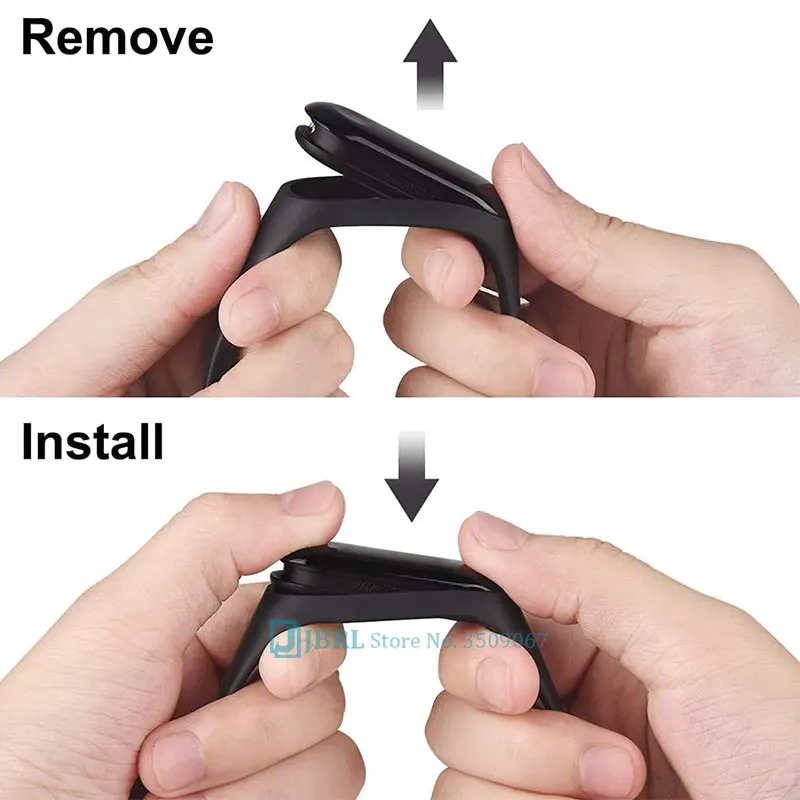 Ремешок для Mi Band 5 6 7 Xiaomi 5/6/7 сменный мягкий силиконовый ремешок наручных часов 4