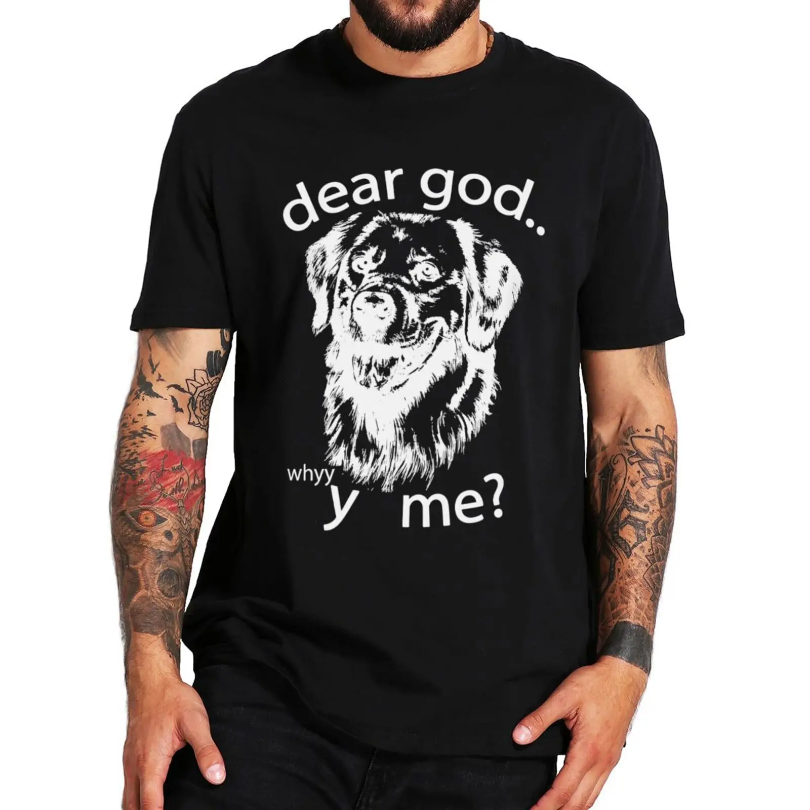 

Dear God Why Me T Shirt Funny Sayings Humor Gift Short Sleeve EU Size 100% Cotton Unisex Casual Oversized Soft Tops