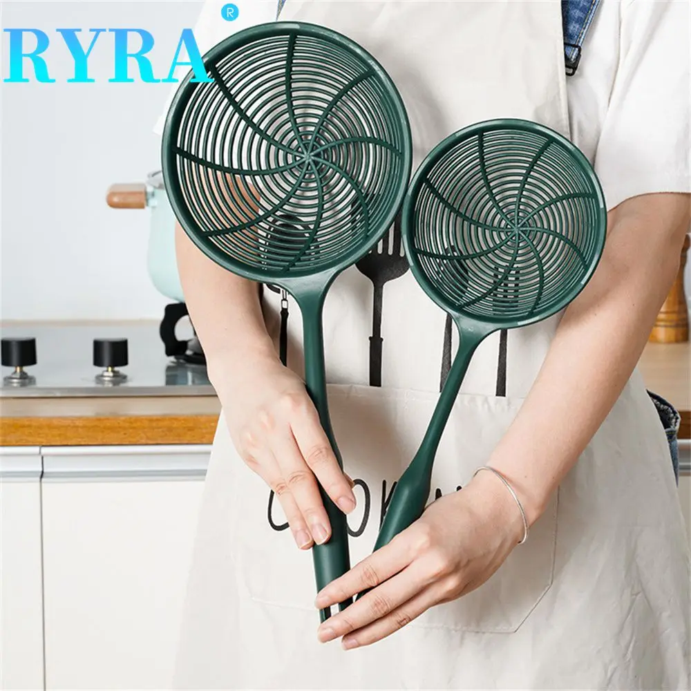 

Kitchen Silicone Strainer 1pcs Long Handle Spoon Non-stick Pan Kitchen Tool High Temperature Resistant Kitchen Accessories