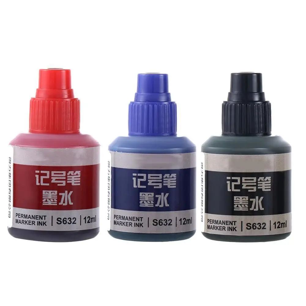 Supplies for Drawing Instantly Dry Oil Ink 12ml Marker Pens Refill Ink Paint Pen Ink Marker Pens Ink Graffiti Pen Ink