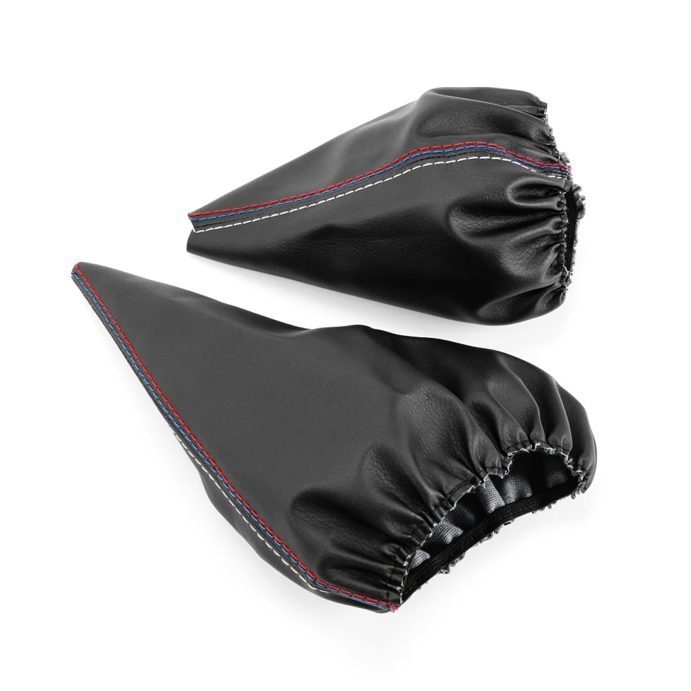 Черная кожаная ручка переключения передач для BMW 3 серии E36 E46 M3 рычаг механической