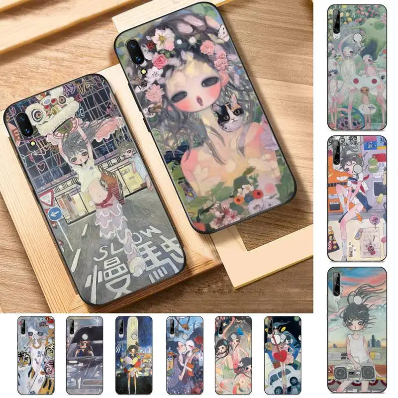 

Aya Takano Phone Case for Huawei Y 6 9 7 5 8s prime 2019 2018 enjoy 7 plus