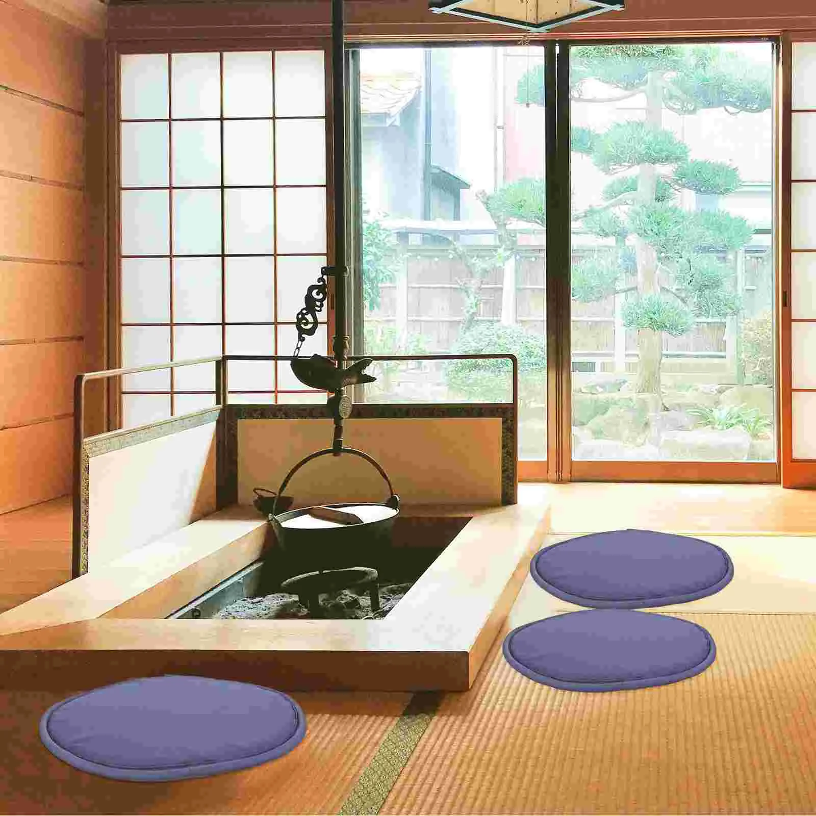 

Переносная Подушка наружная круглая подкладка, коврик для кемпинга, подушки для пикника, стул, мебель