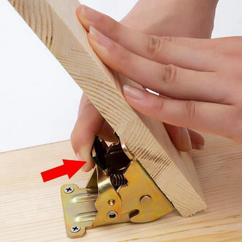 

Складной шарнир для стола, складные аксессуары для ножек стола, складной кронштейн для журнального столика, автоматический замок, железный ...