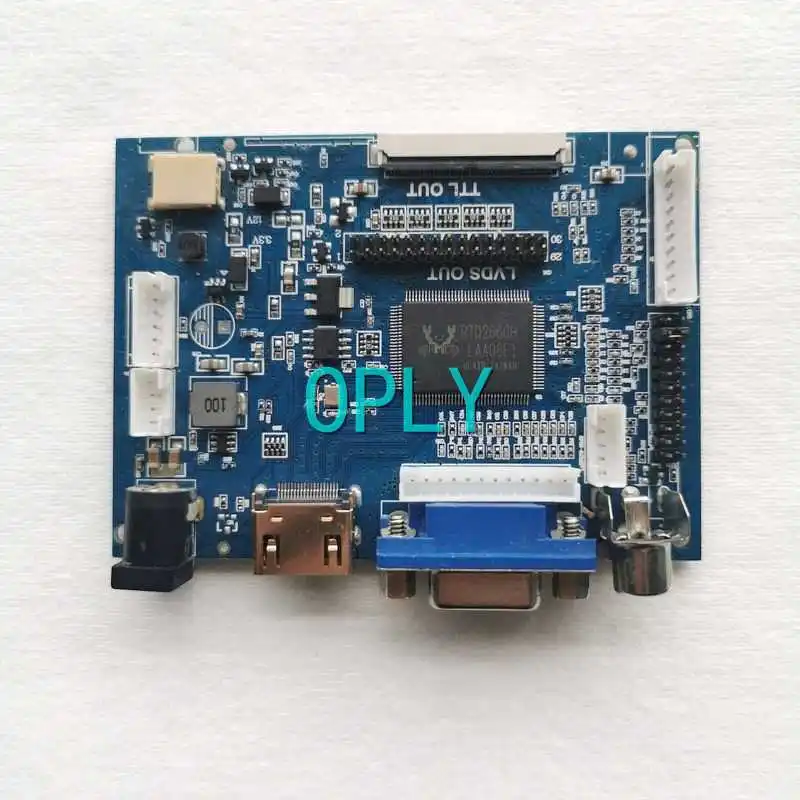 Плата контроллера экрана ЖК-монитора подходит для Φ/TLB1/TLC1/TLD1 1366*768 HDMI-совместимый LVDS 40-Pin AV VGA DIY Kit 13,3"