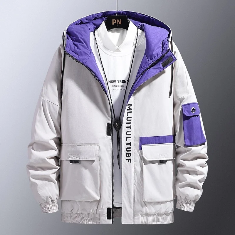 

Зимнее пальто для мужчин, парка, мужская куртка с подогревом, тонкое легкое пальто, мужская куртка, мужское пуховое пальто из хлопка