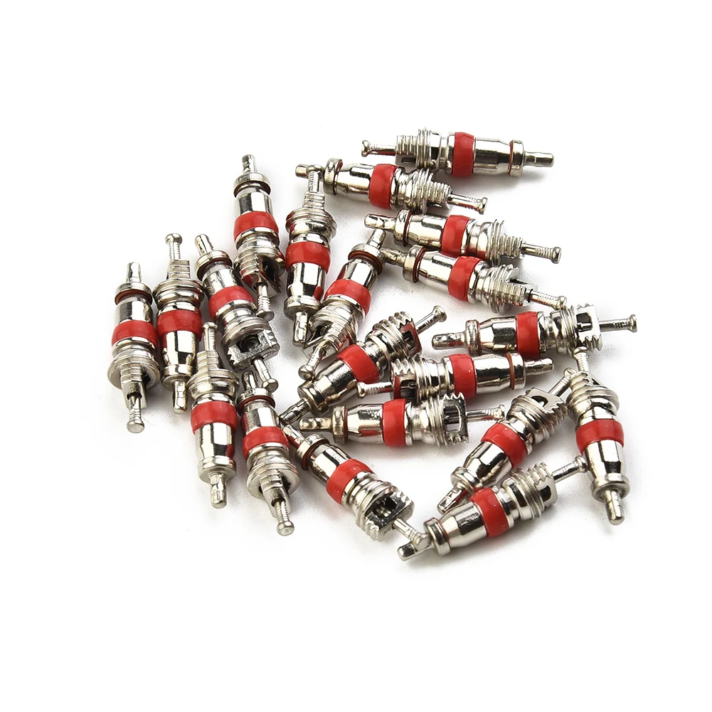 

Insert Tyre Valve Core 120mm 20pcs Accessories Motorcycle Wheel Parts Replacement Set With Remover Tool Useful Durable Practical