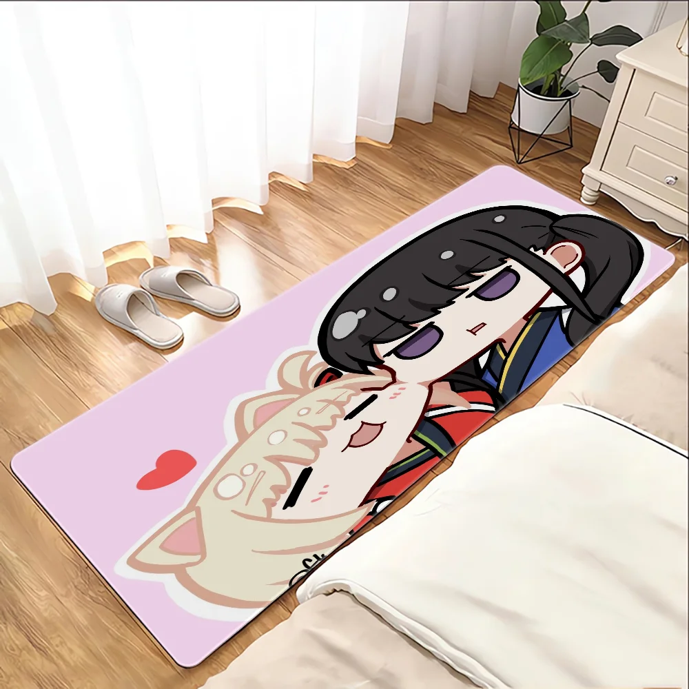 Коврик Lycoris Противоскользящий Замшевый Напольный Для Входа Кухни Спальни