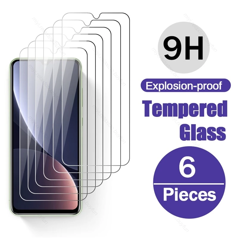 

5PCS Full Protective Glass For Cubot Note 30 4G 6.52" 9H Premium Screen Protectors Explosion-proof HD Film Cover On Kubot Note30