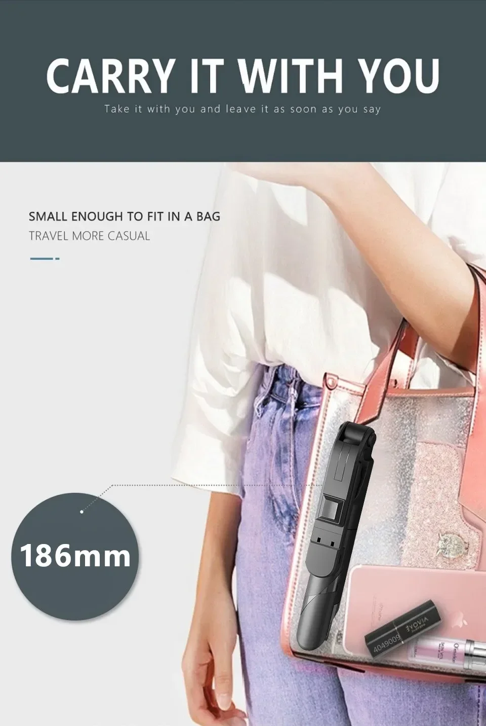 Беспроводная селфи-палка с Bluetooth