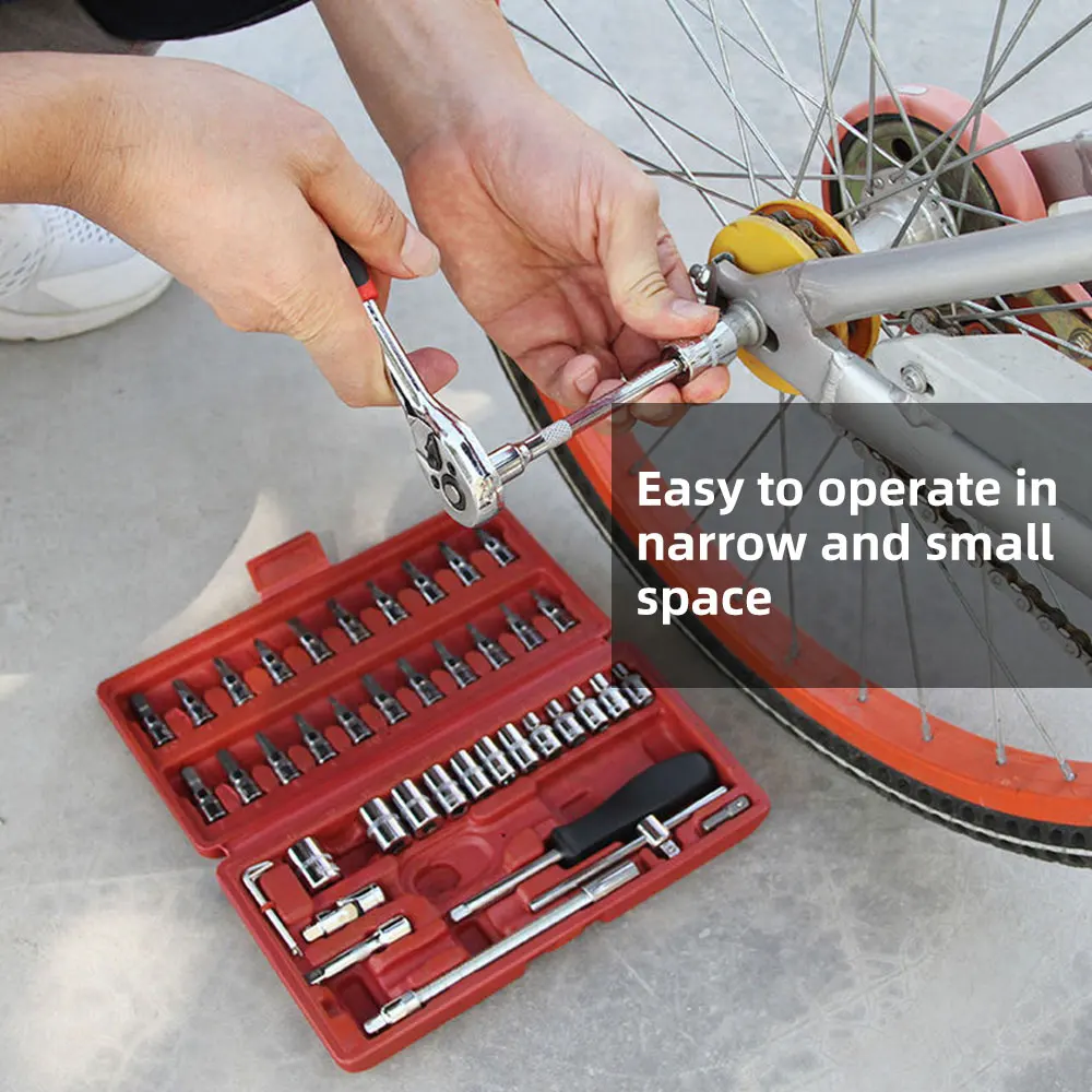 Набор гаечных ключей комплект ручных инструментов для ремонта автомобиля с