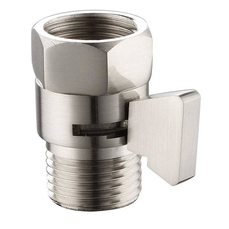 

Shower Head Flow Control Valve, Straight-Way Valve 4 Points G1/2 Switch Valve, Switch Shower Stop Valve