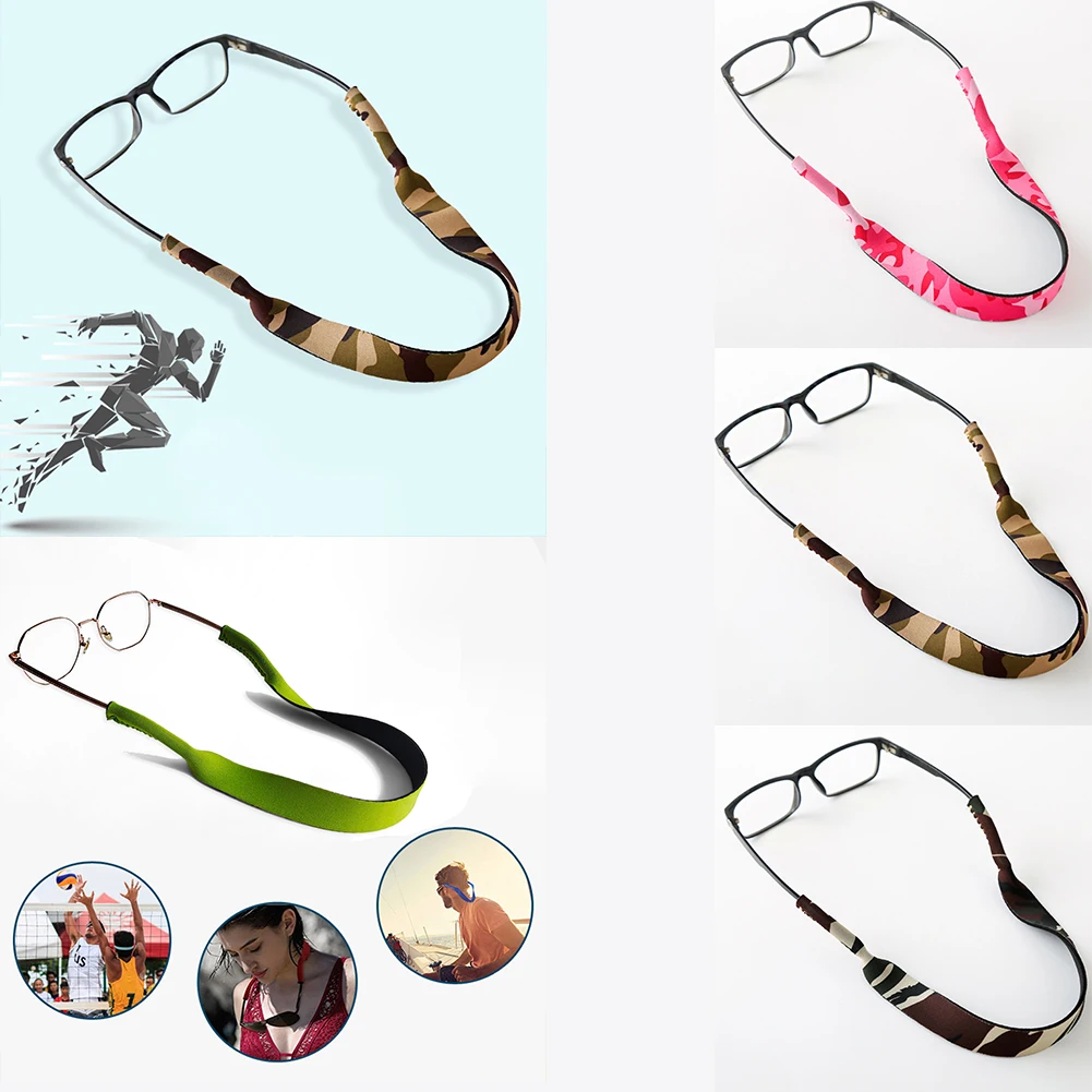 1 Pcs Spectacle Glasses Sunglasses Stretchy Band Strap Belt Cord Holder Neoprene Sunglasses Eyeglass Band Floater Cord
