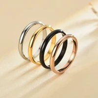 2022 new trend european and american ultra fine glossy ring simple luxury ring