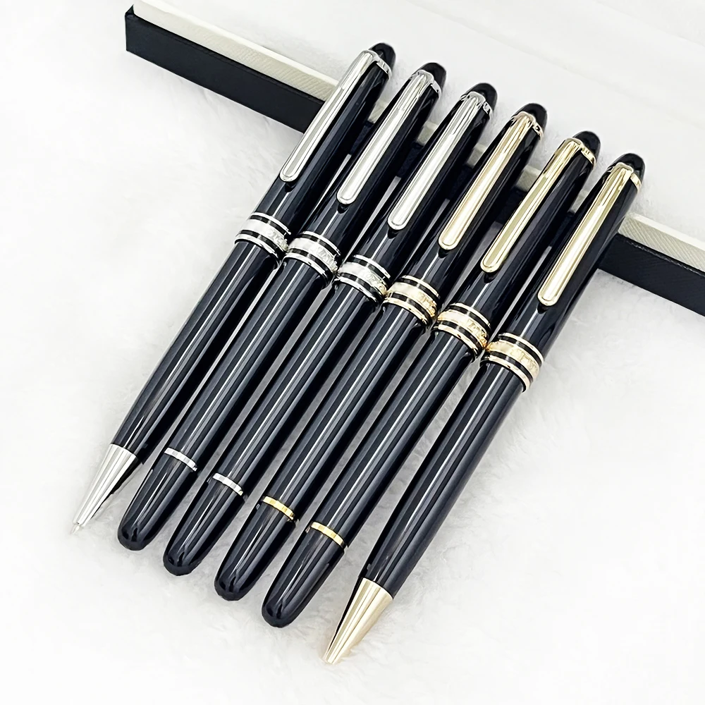 

YAMALANG MB 163 Monte Ballpoint Pen Black Resin RollerBall Blance Luxury Promotion Fountain Stylo