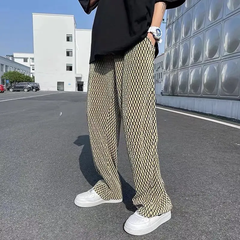 

Men's Trousers 2023 Summer Retro Harajuku Draped Design High-End Casual Pants