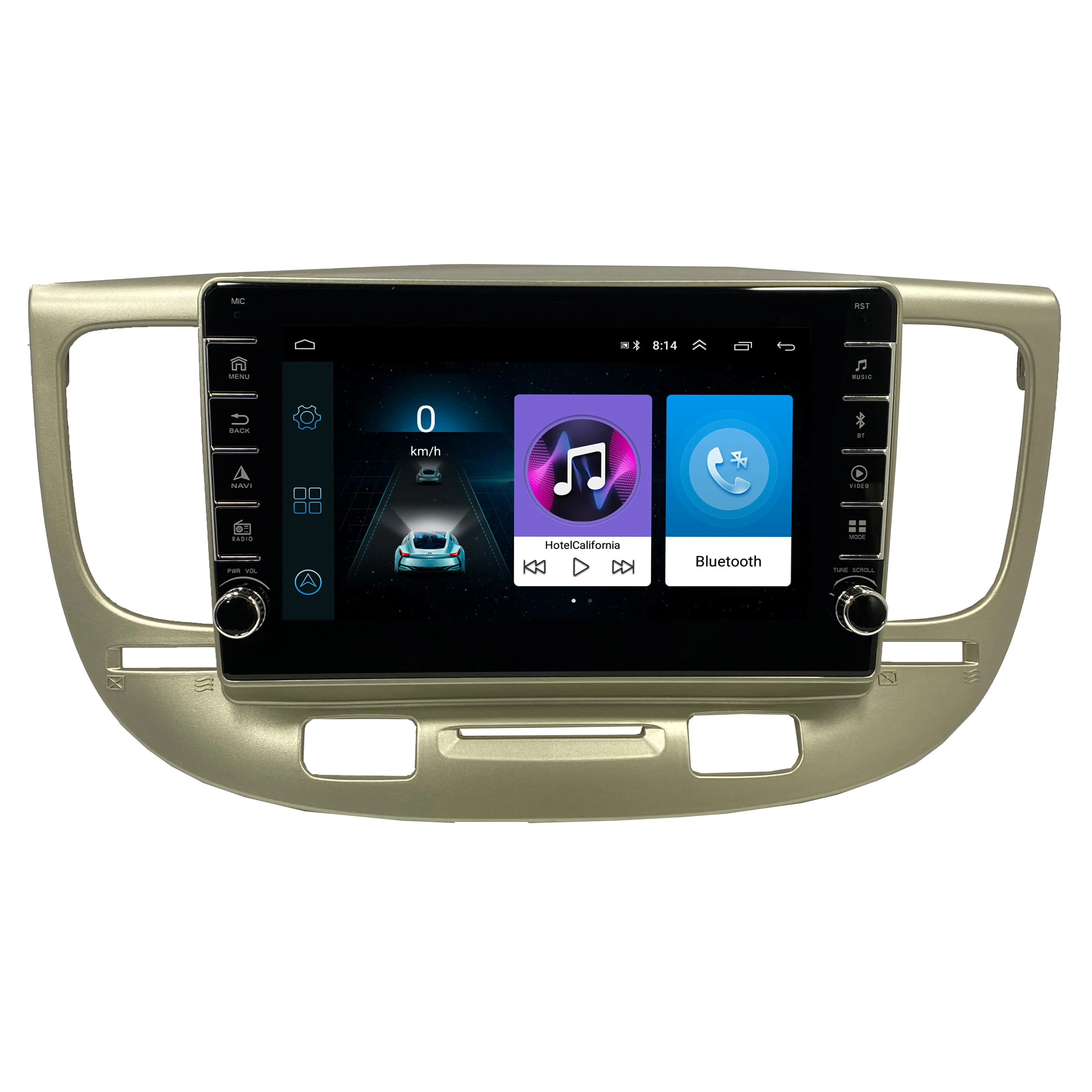 Штатная магнитола на KIA Rio 2004-2011 Киа Рио автомагнитола 2 DIN DVD GPS android мультимедиа