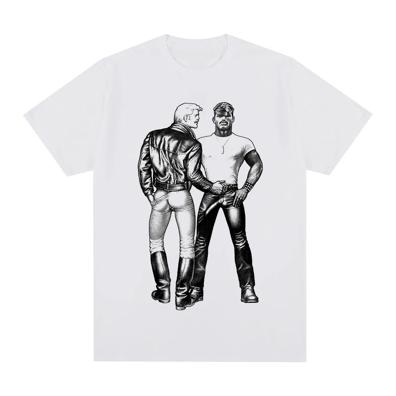 

TOM OF FINLAND Pride Vintage t-shirt LGBT GAY Cotton Men T shirt New TEE TSHIRT Womens tops