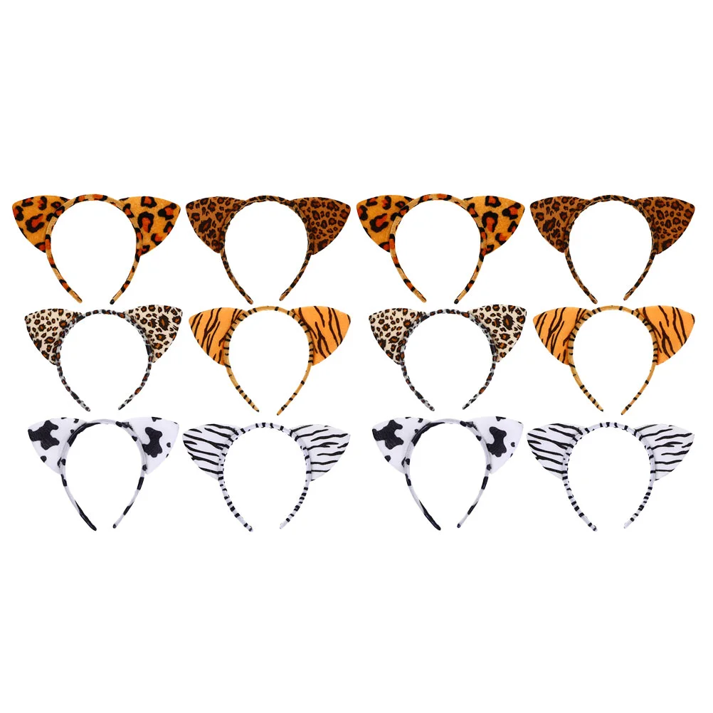 

Animal Hair Headband Ear Cat Headbands Headdress Costume Hoop Earsprop Party Hoops Decor Cosplay Hairbandcartoon Horn Christmas