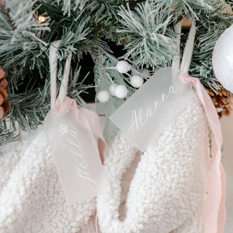 Матовая акриловая свадебная пустая карточка с прозрачной аркой подарочная бирка