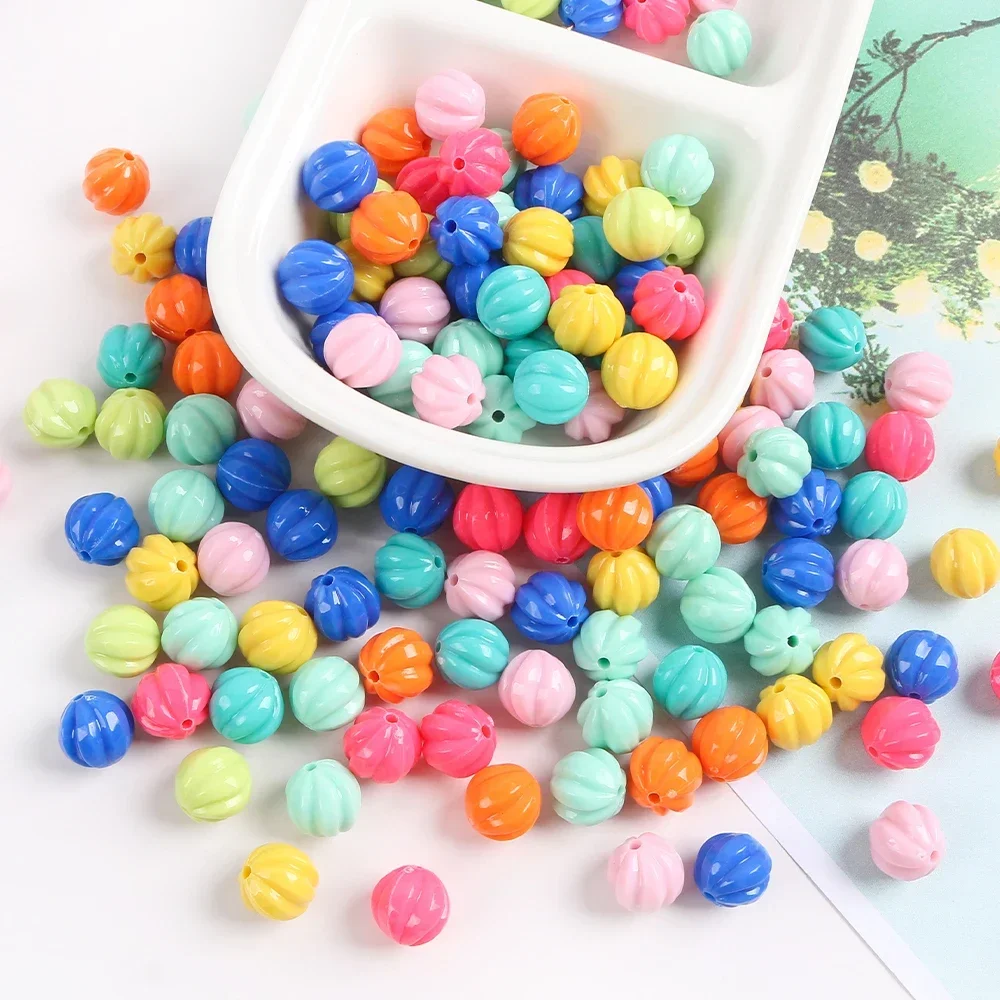 20 шт. 11 мм акриловые бусины в виде тыквы разделительная бусина для браслета