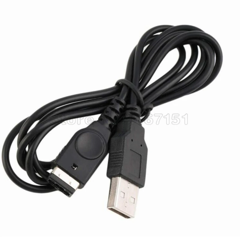 

50pcs USB Charging Cable for Nintendo DS NDS GBA SP Game Boy Advance SP 1.2M - Black