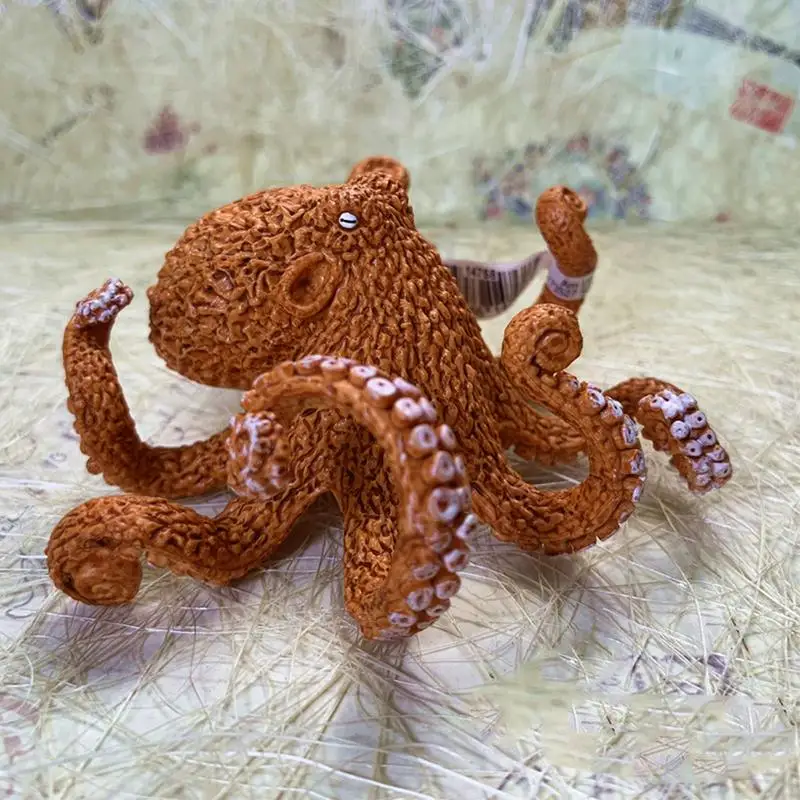 

3.7inch North America Octopus Ocean Sea Life Figurine Toy Figures For Home Office Table Desk Top Decoration