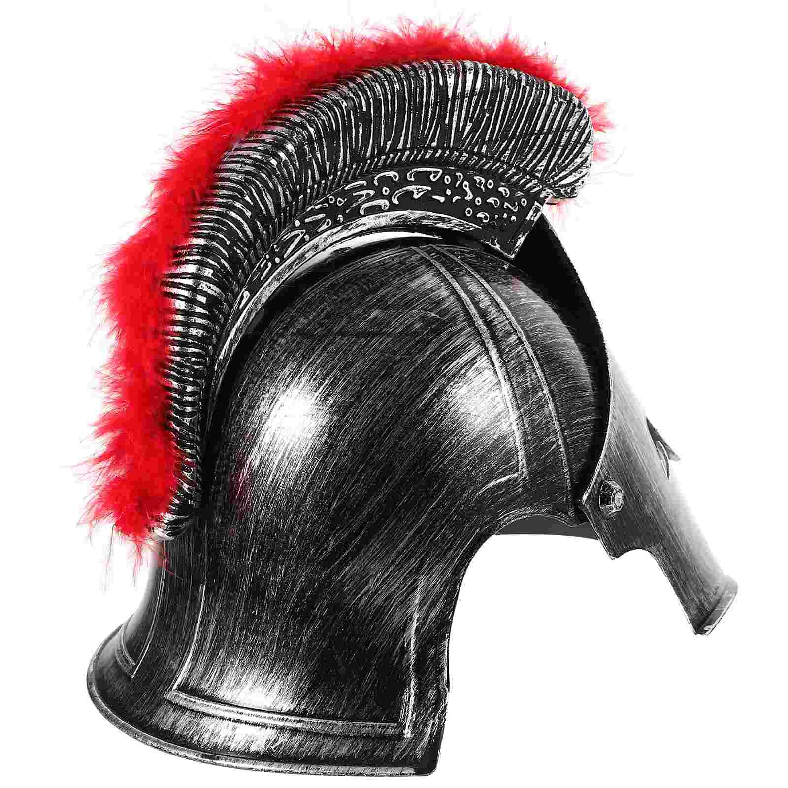 

Gladiator Warriors Costume Adults Soldier Hats Men Prom Supplies Pvc Plastic Material Roman Medieval Times Clothing