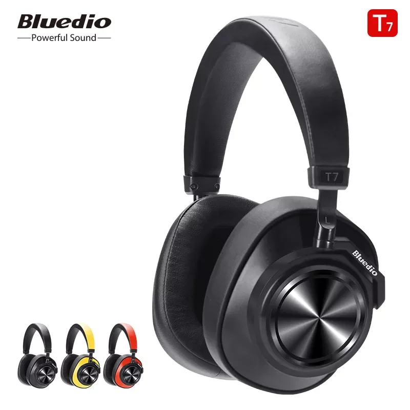 

Беспроводная гарнитура Bluedio T7, Bluetooth-наушники ANC, bluetooth 5,0, HIFI-звук с 57 мм громкоговорителем, распознавание лица для телефона