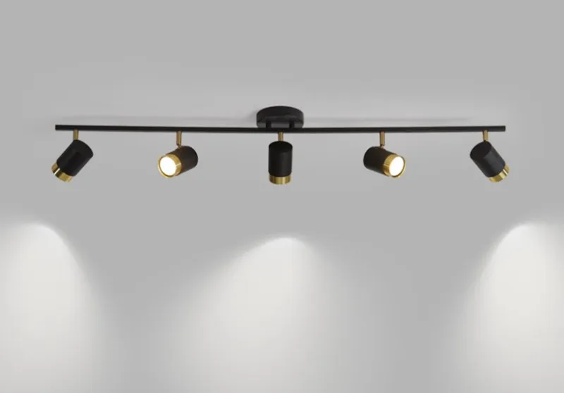 Набор светодиодных трековых светильников GU10 COB точесветильник светильник из