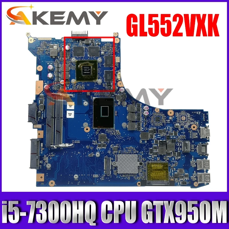 

ROG 40PIN GL552VXK материнская плата i5-7300HQ ЦП GTX950M для ASUS ROG GL552V GL552VX GL552V ZX50V Материнская плата ноутбука GL552VX материнская плата