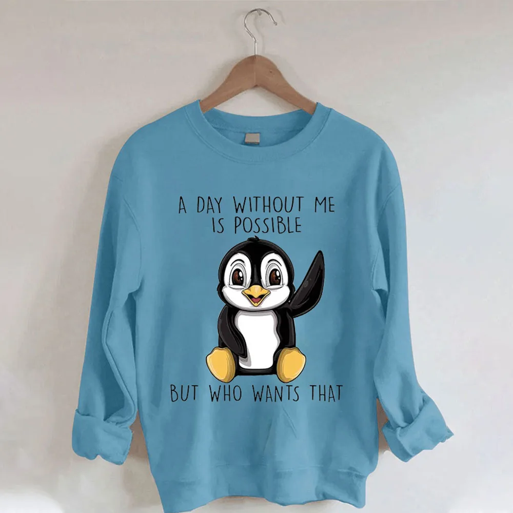 

Possible Penguin - Casual Round Neck Sweatshirt