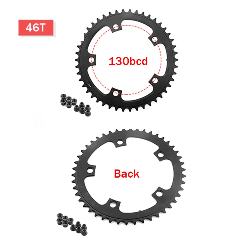 Алюминиевая Складная велосипедная звезда PROWHEEL 130BCD Звездочка 46T 56T 10S 11S
