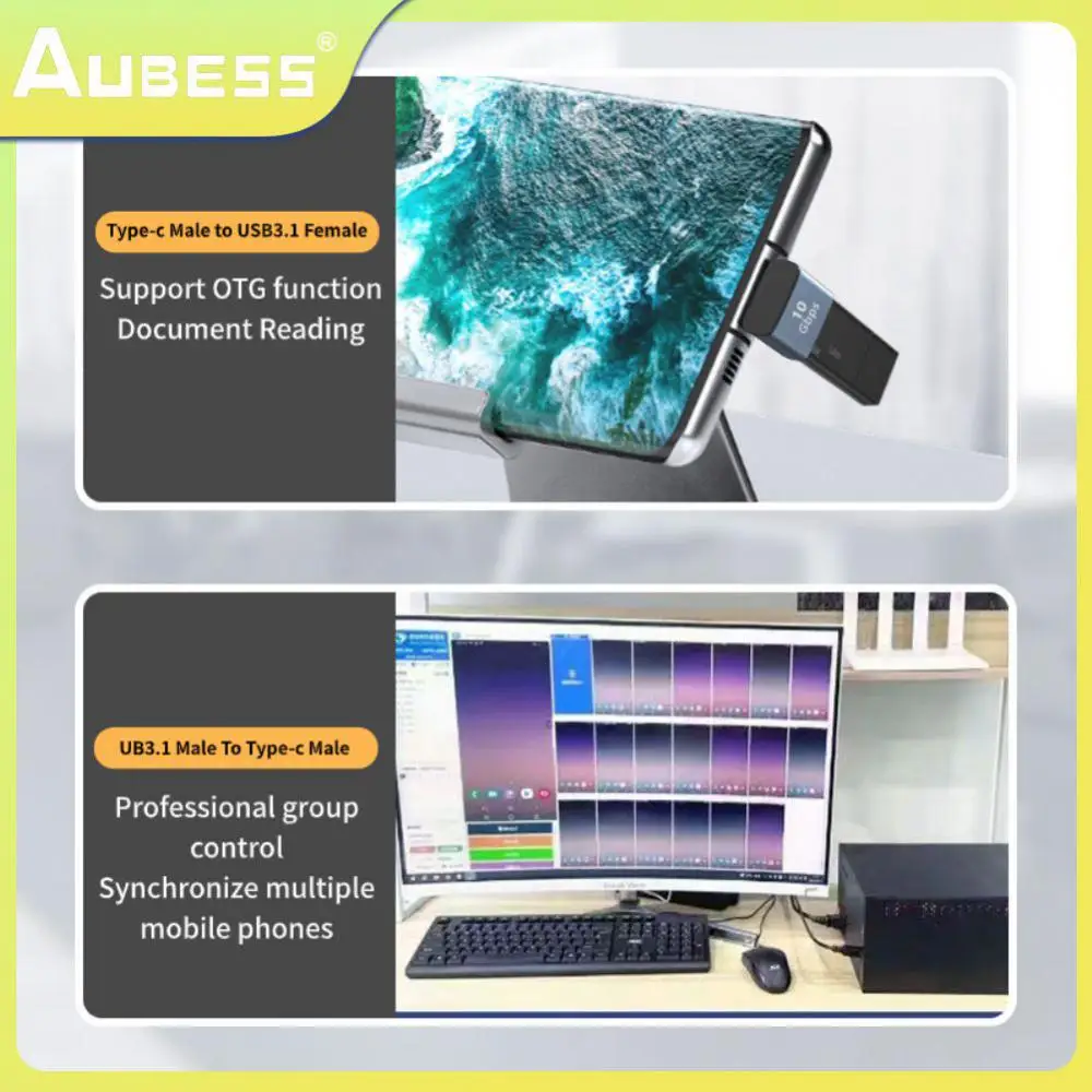

Universal Usb3.1 Female Adapter Otg Adapter Fast Charging Charger Usb 3.1 To Type-c Data Adapter For Macbook 90 Degree Elbow